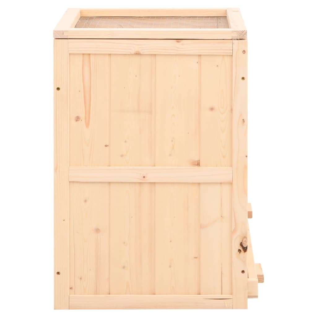 tömör fenyőfa hörcsögketrec 81 x 40 x 60 cm