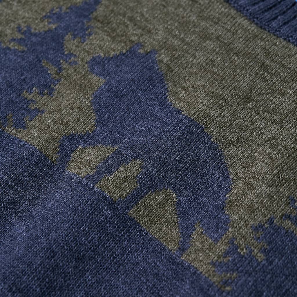 Gyerek pulóver kötött Navy 116