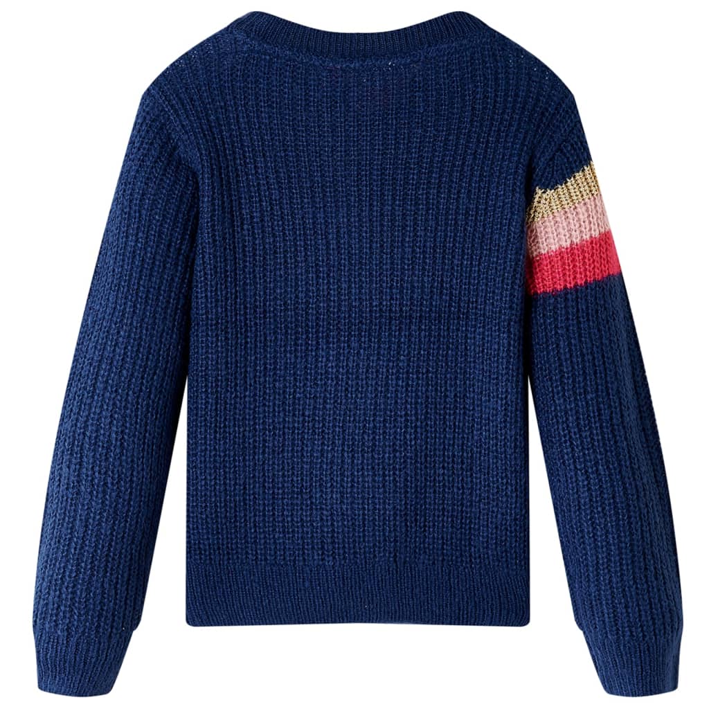 Gyerek pulóver kötött Navy 116