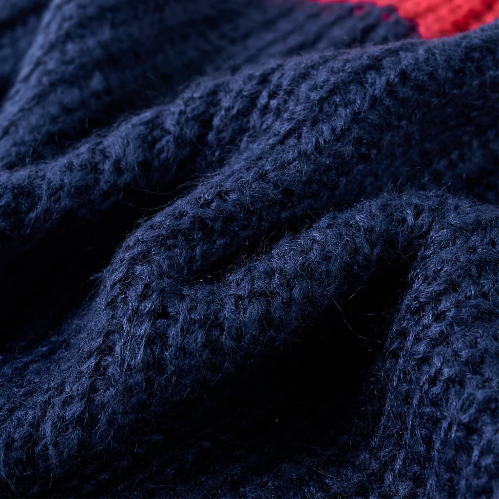 Gyerek pulóver kötött Navy 116