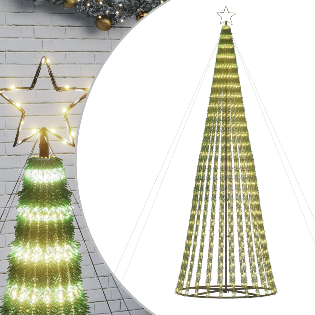 meleg fehér LED karácsonyfa 688 LED 300 cm