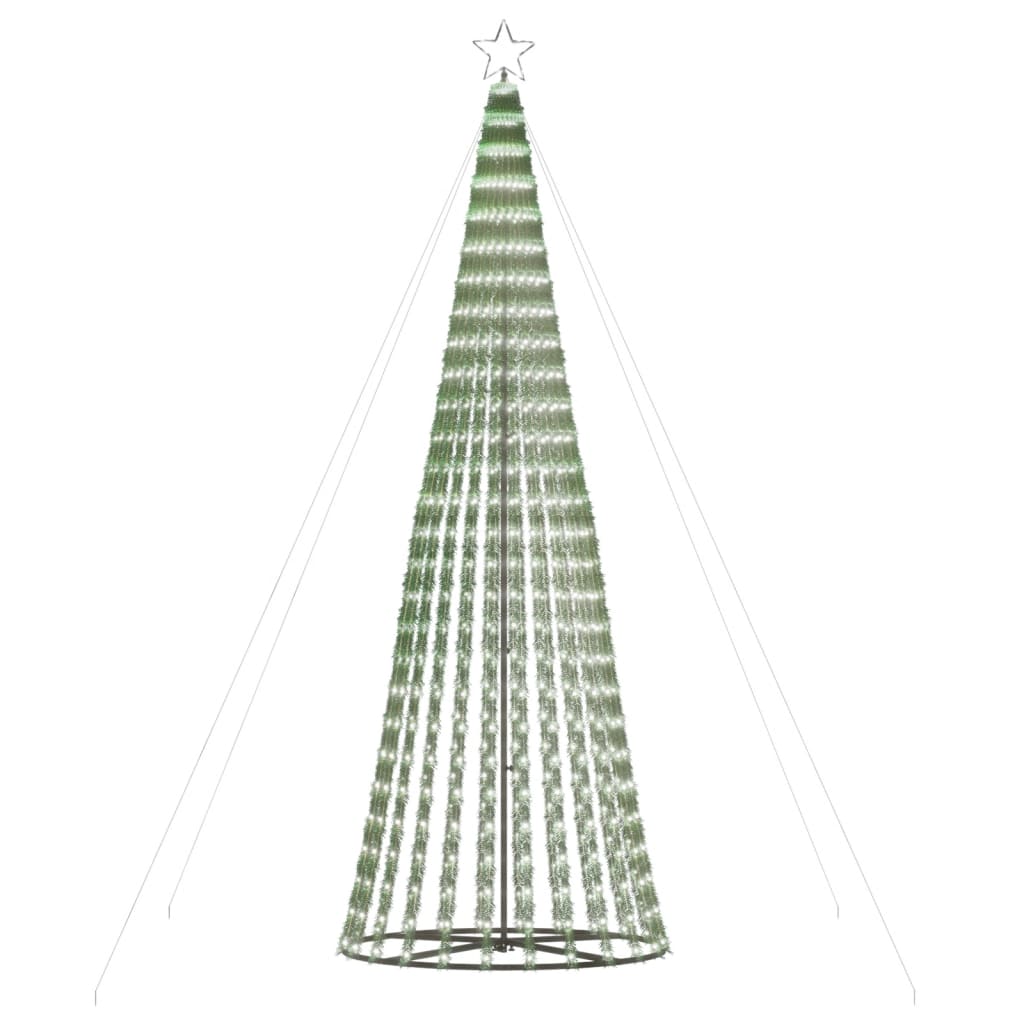 hideg fehér LED karácsonyfa 688 LED 300 cm