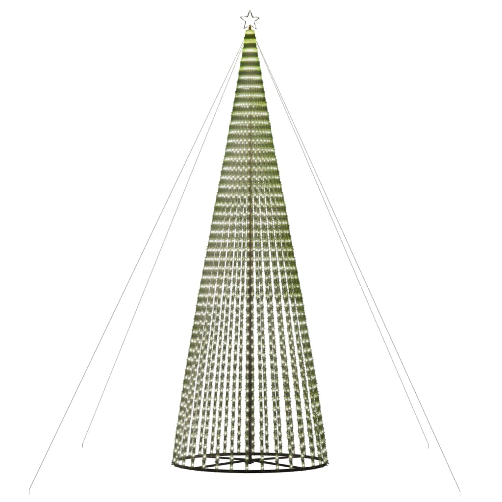 hideg fehér LED karácsonyfa 1544 LED 500 cm