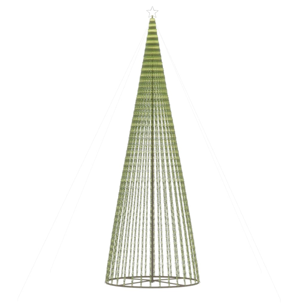 színes LED karácsonyfa 1544 LED 500 cm