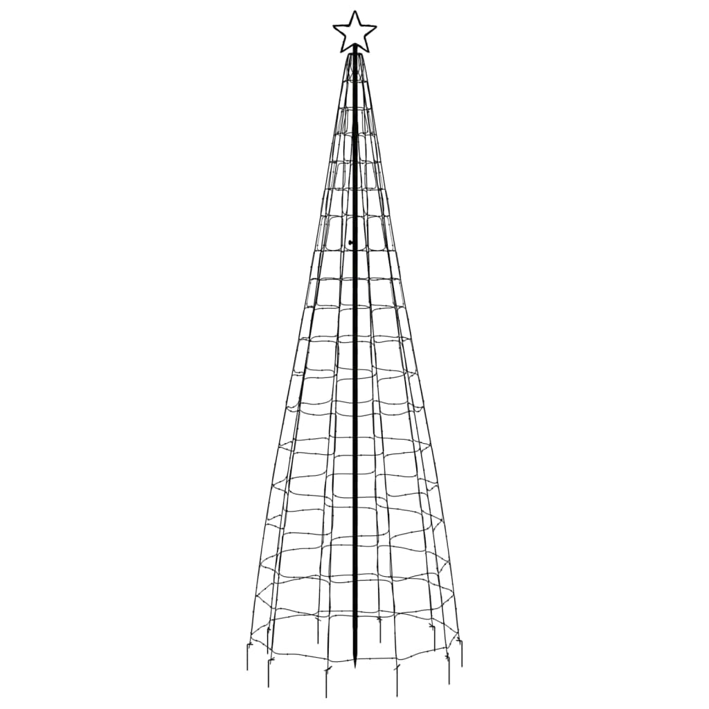 színes LED karácsonyfa tüskékkel 570 LED 300 cm