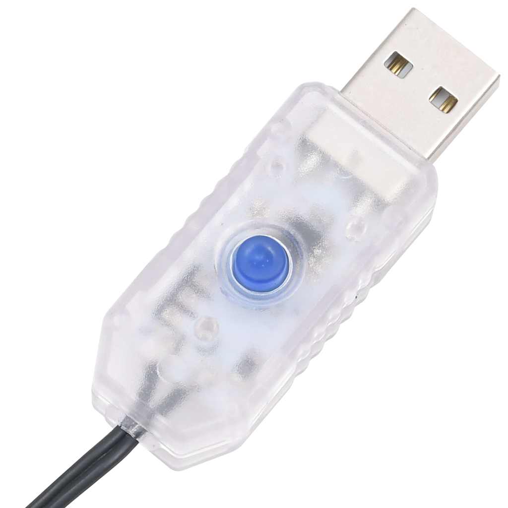 kék LED karácsonyfa zászlórúdra 200 LED 180 cm