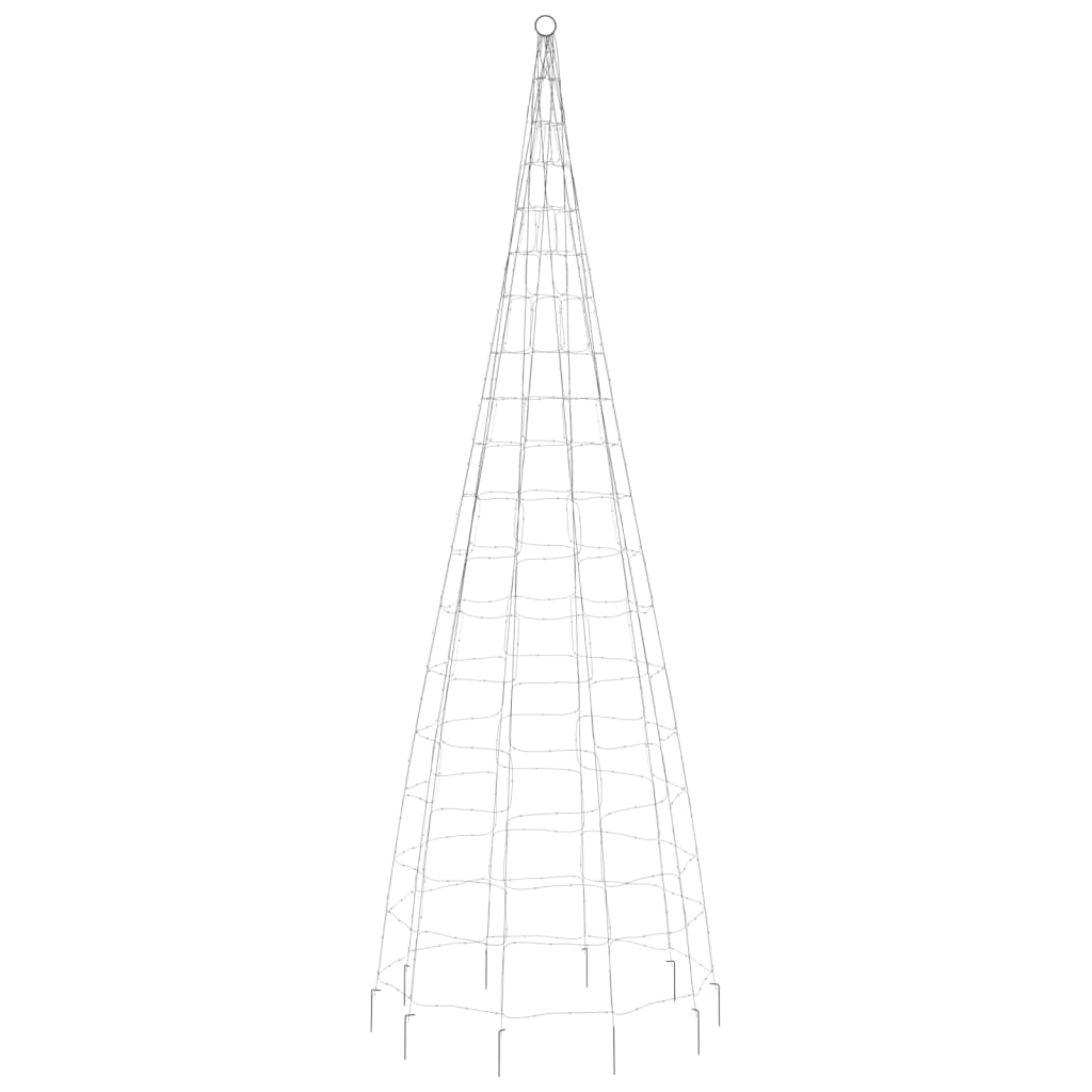 meleg fehér LED karácsonyfa zászlórúdra 550 LED 300 cm