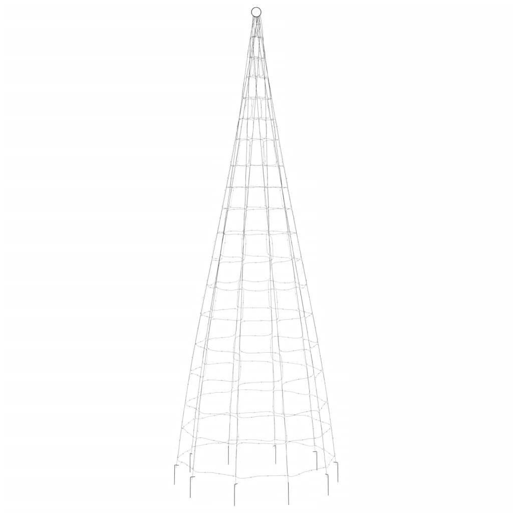 hideg fehér LED karácsonyfa zászlórúdra 550 LED 300 cm