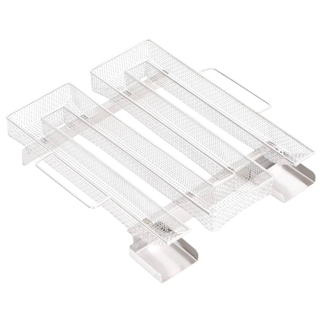 4 oldalas rozsdamentes acél hidegfüst-generátor 22,5 cm