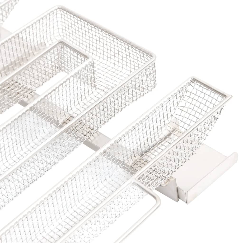 4 oldalas rozsdamentes acél hidegfüst-generátor 22,5 cm