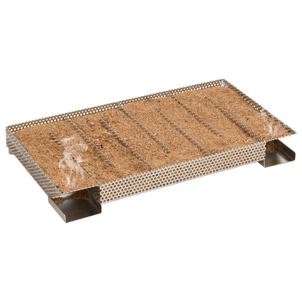 rozsdamentes acél 8 kamrás hidegfüst-generátor 35 cm