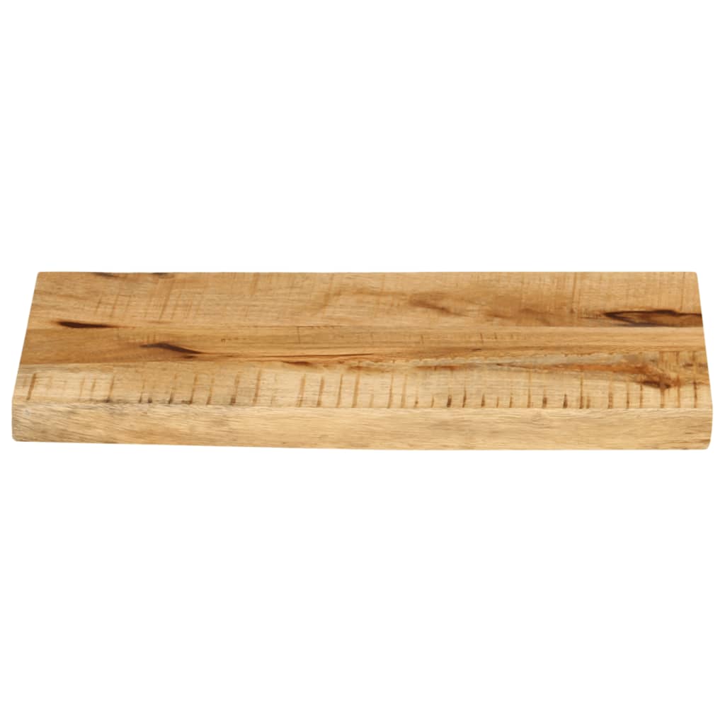 tömör nyers mangófa természetes élű asztallap 50 x 20 x 2,5 cm