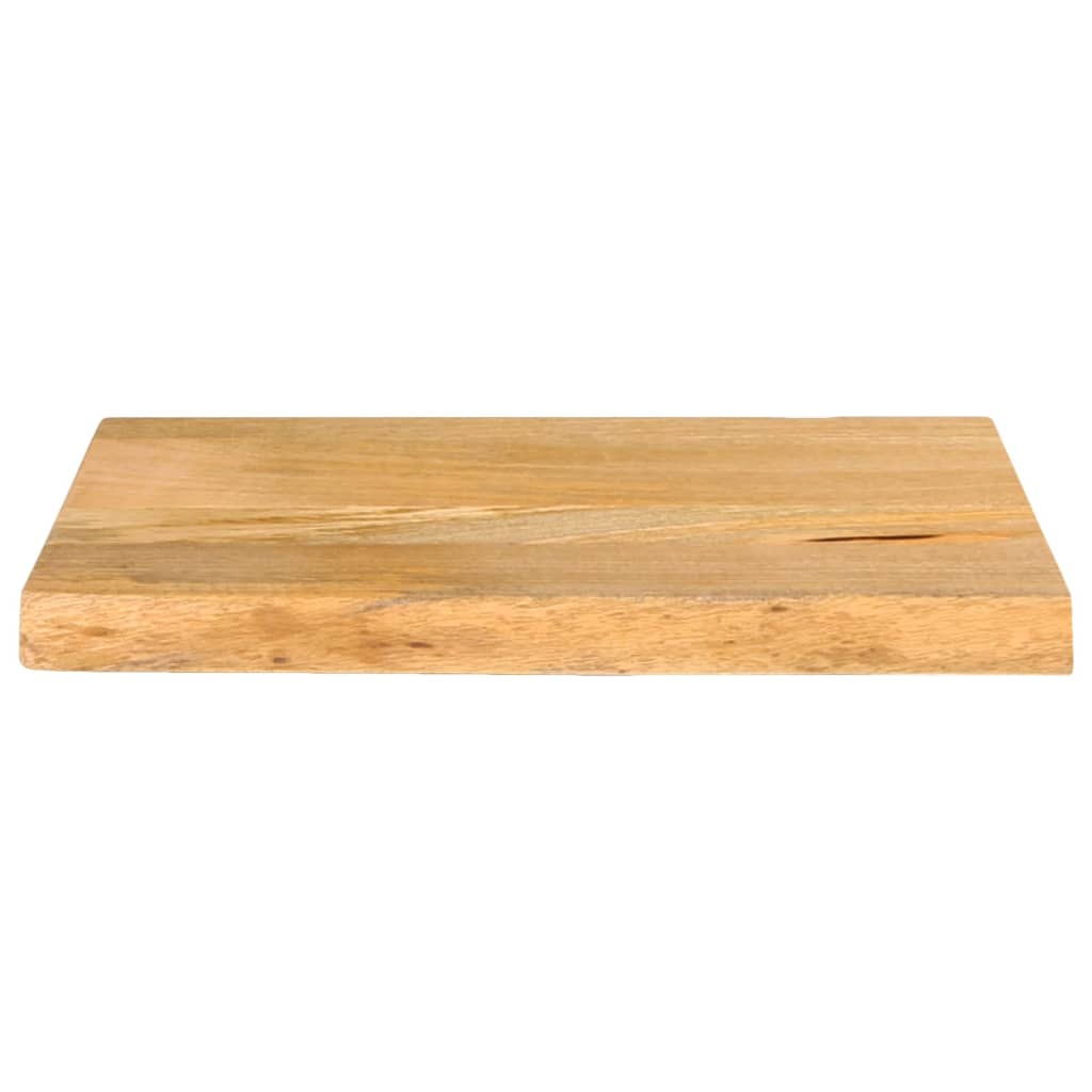 tömör mangófa természetes élű asztallap 40 x 20 x 2,5 cm