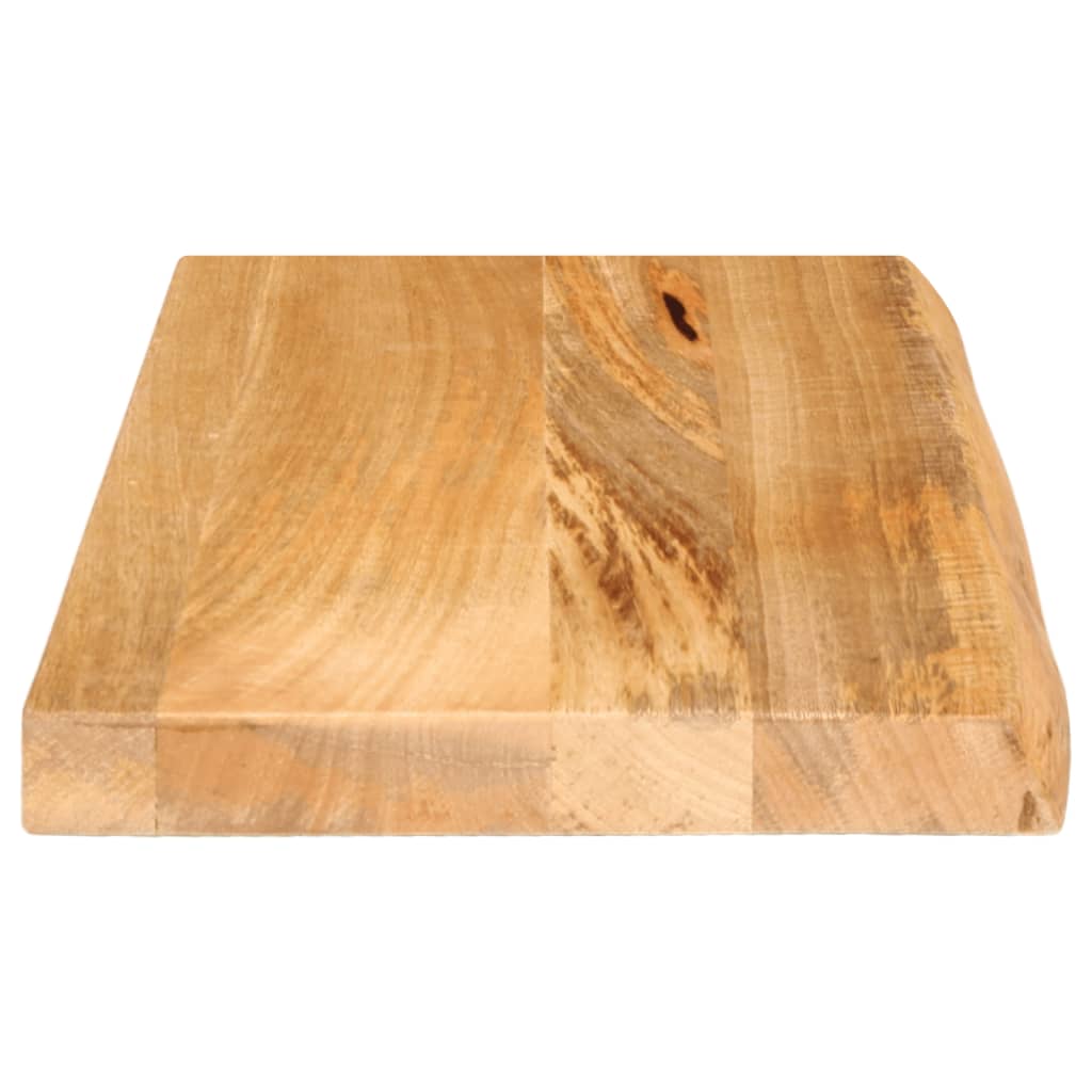 tömör mangófa természetes élű asztallap 40 x 20 x 2,5 cm