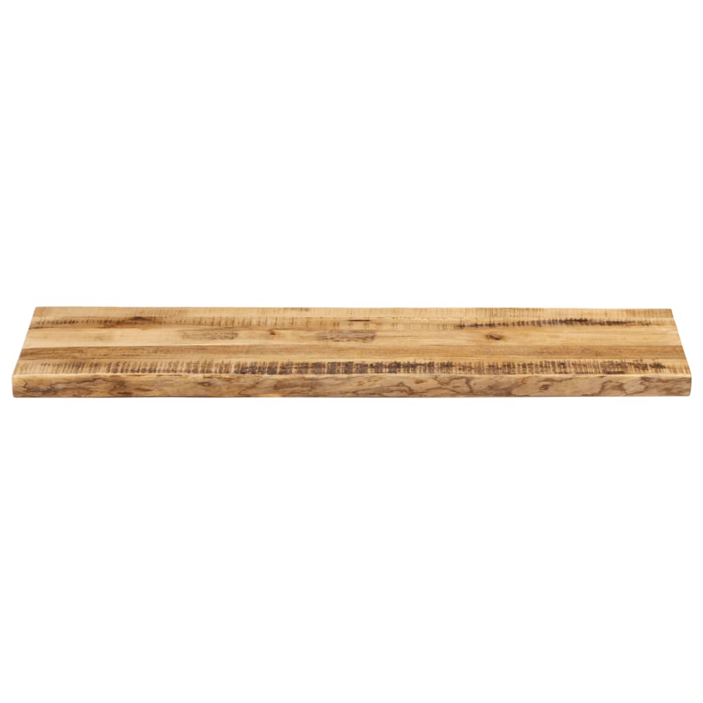 tömör nyers mangófa természetes élű asztallap 110 x 40 x 2,5 cm