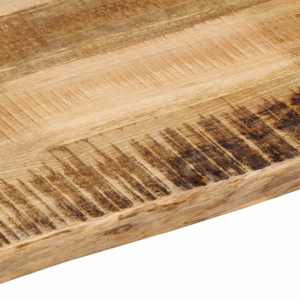 tömör nyers mangófa természetes élű asztallap 110 x 40 x 2,5 cm