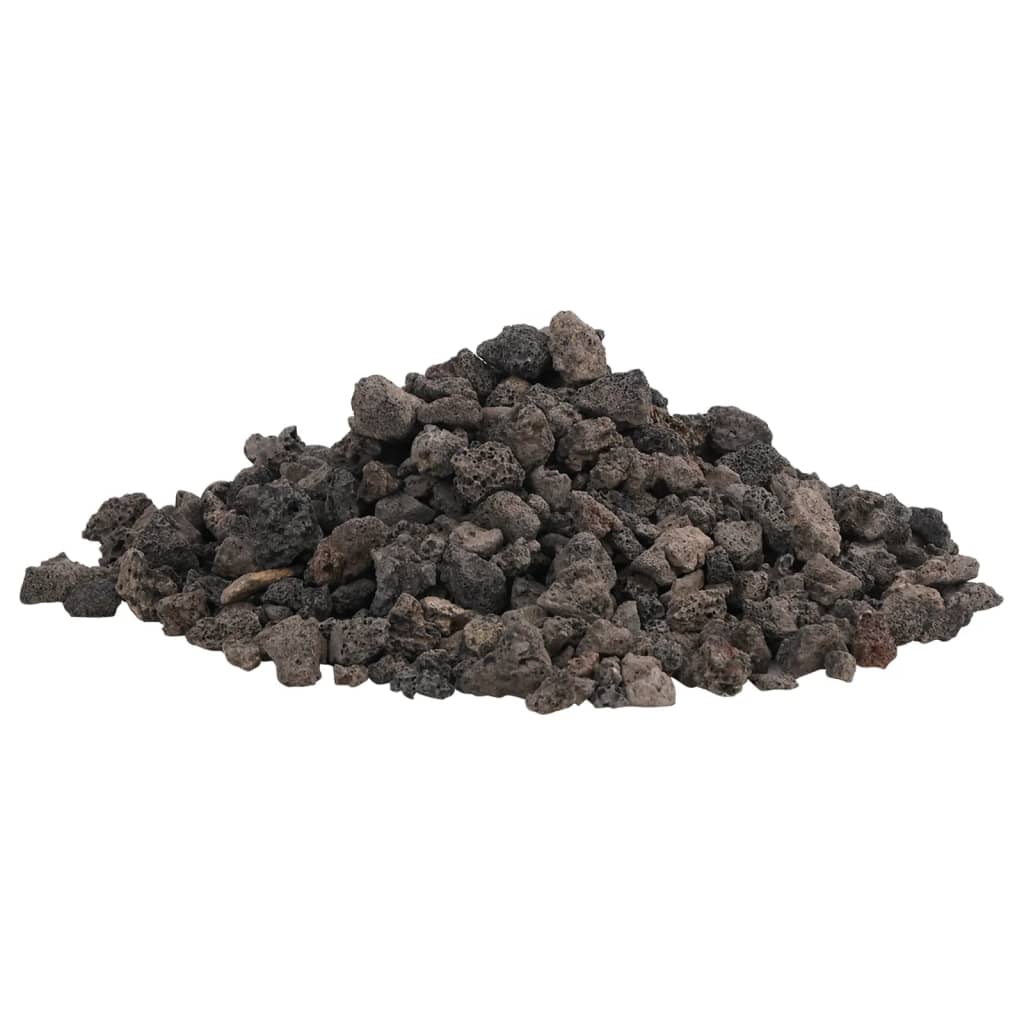 fekete vulkanikus kőzetek 1-2 cm 25 kg