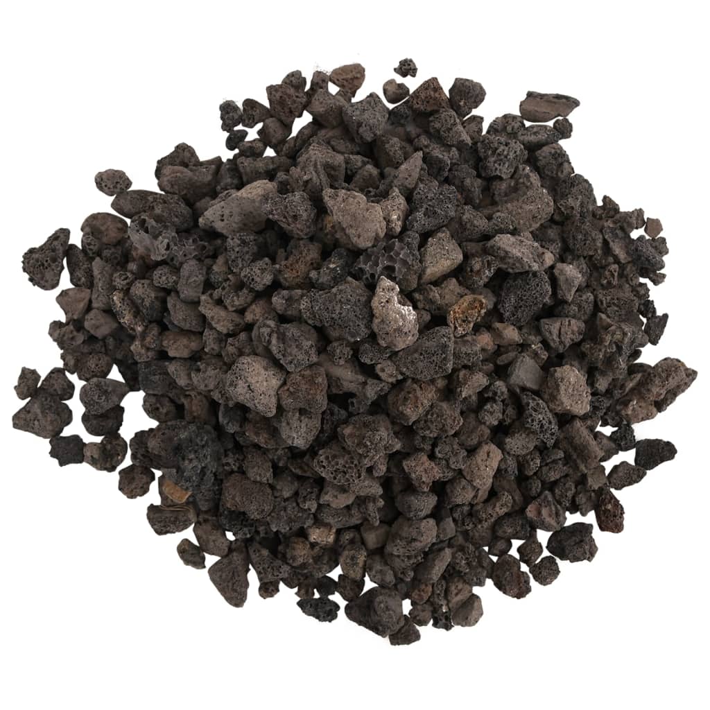 fekete vulkanikus kőzetek 1-2 cm 25 kg