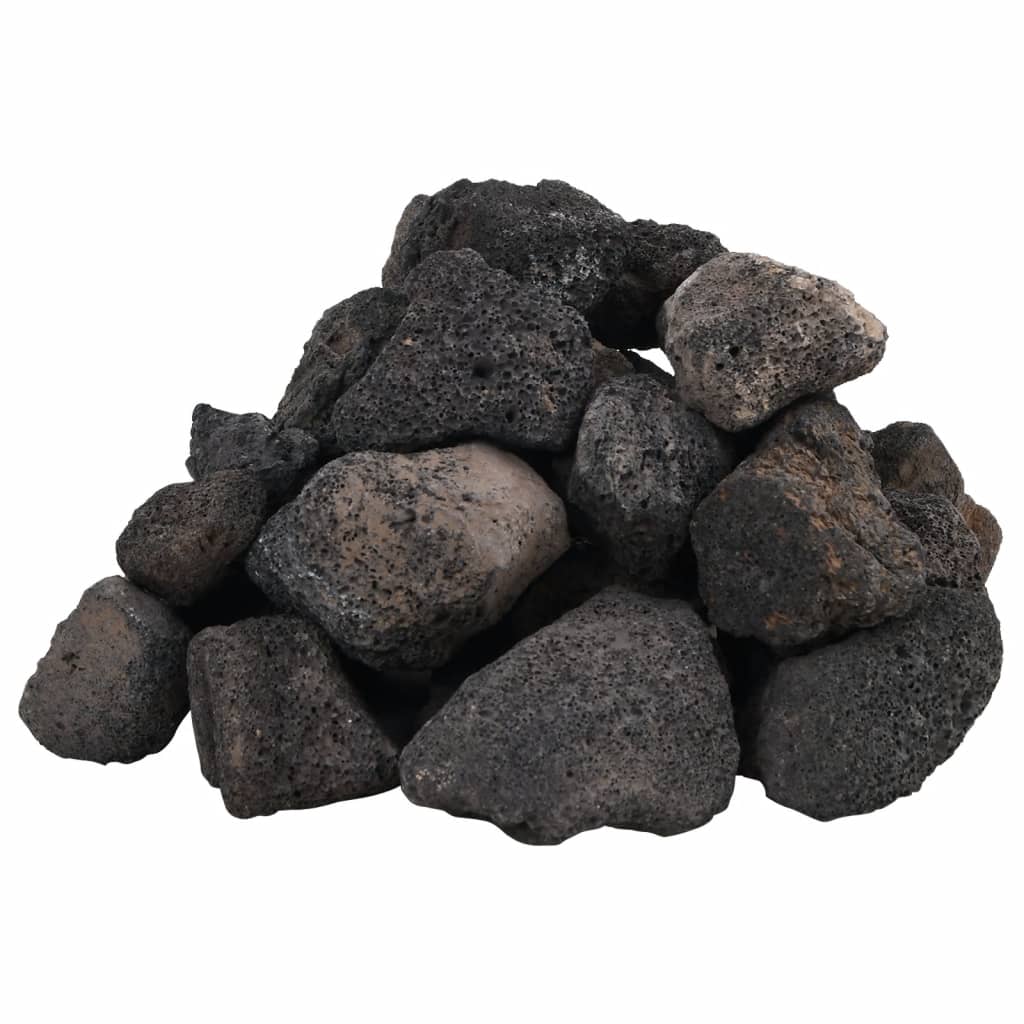 fekete vulkanikus kőzetek 5-8 cm 10 kg
