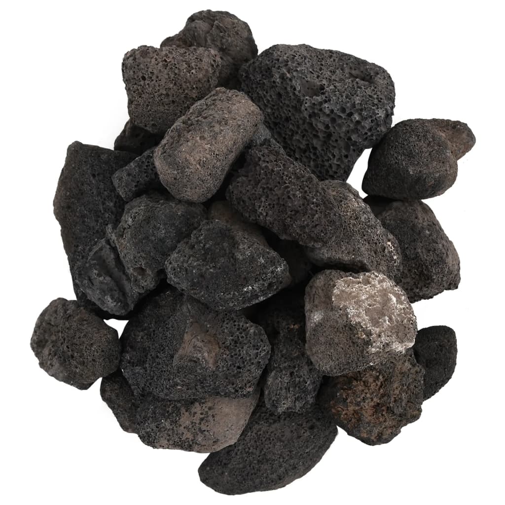fekete vulkanikus kőzetek 5-8 cm 10 kg