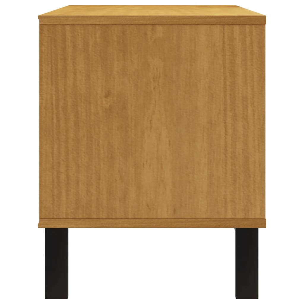 FLAM tömör fenyőfa TV-szekrény 110 x 40 x 50 cm