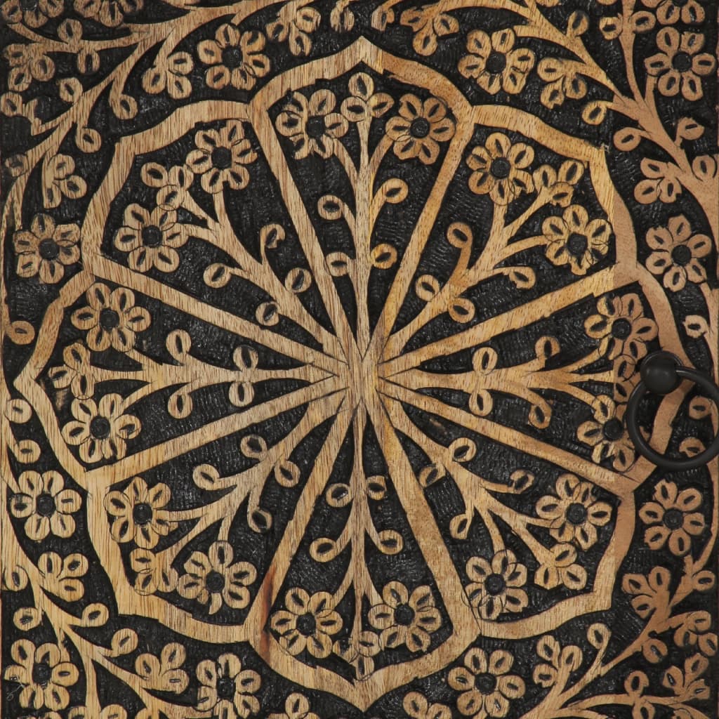 tömör mangófa TV-szekrény 105 x 33 x 46 cm