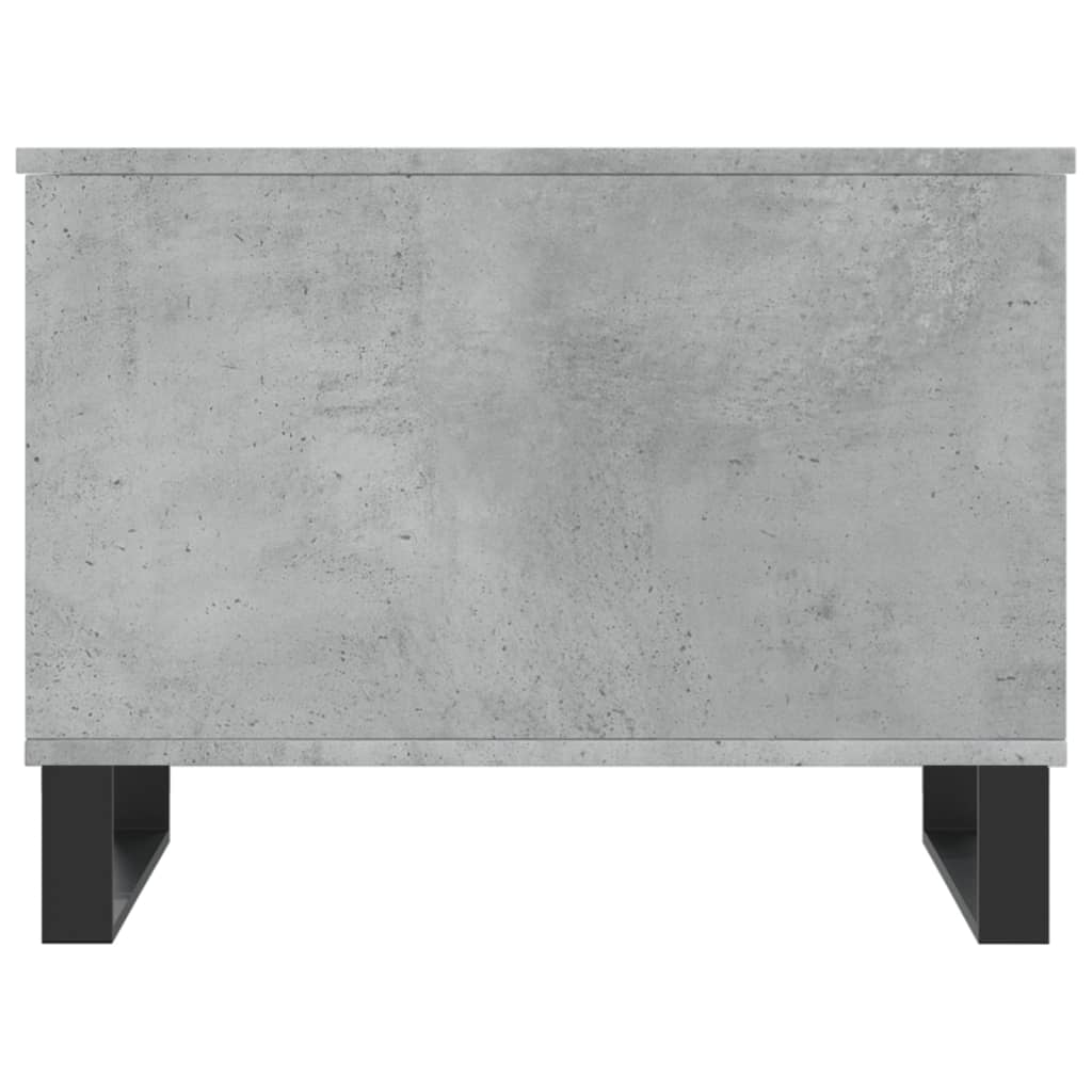betonszürke szerelt fa dohányzóasztal 60 x 44,5 x 45 cm