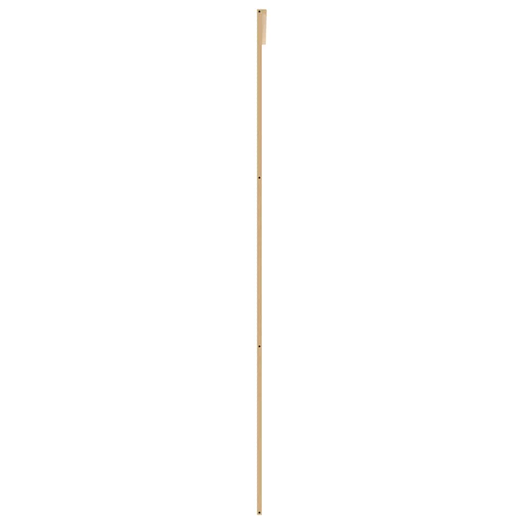 aranyszínű ESG tejüveg és alumínium tolóajtó 102,5 x 205 cm