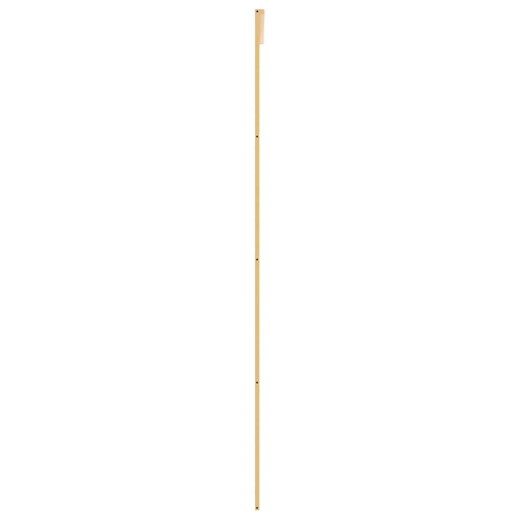 aranyszínű ESG tejüveg és alumínium tolóajtó 76 x 205 cm