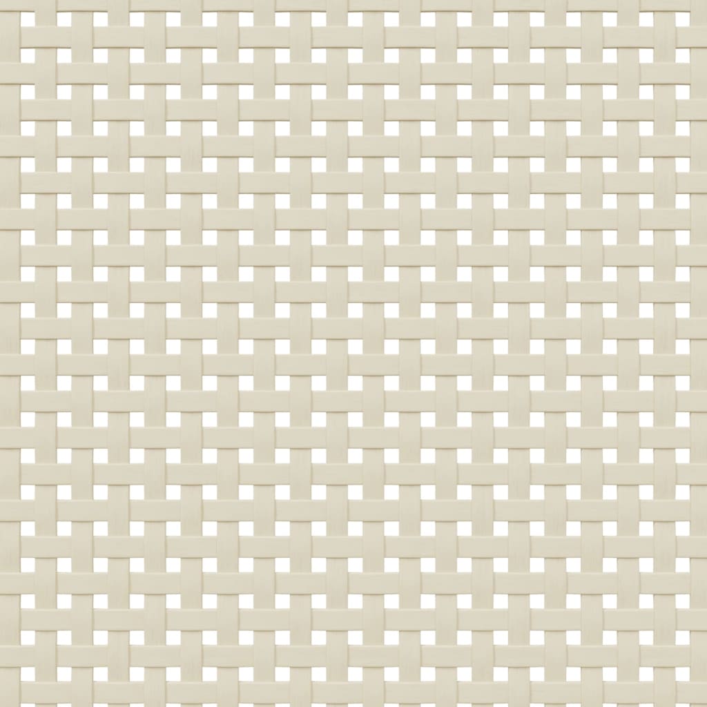 SENJA fehér rattanhatású tömör fenyő tévészekrény 112x40x80 cm