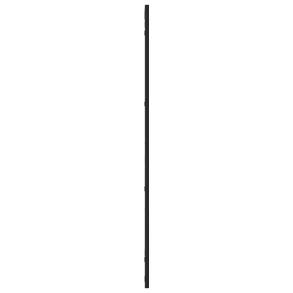 fekete téglalap alakú vas fali tükör 50 x 100 cm