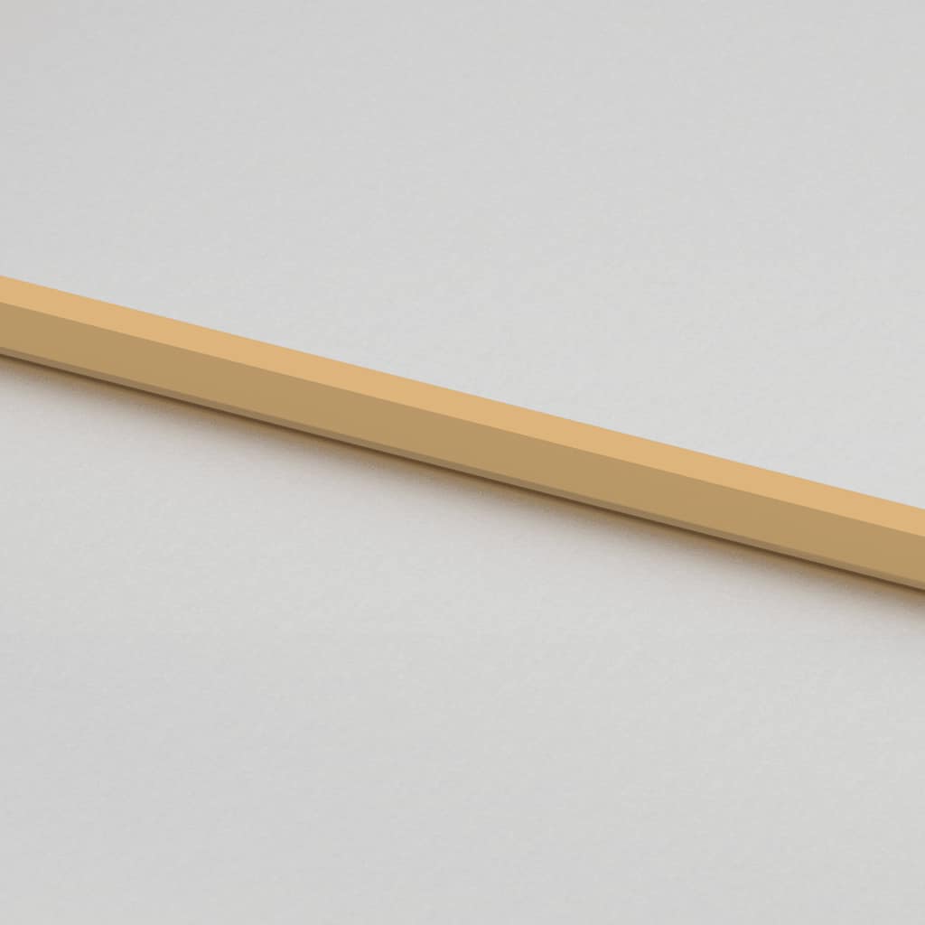 arany edzett üveg és alumínium vékony beltéri ajtó 76x201,5 cm
