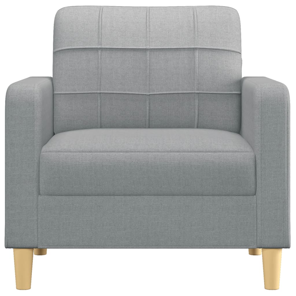 világosszürke szövet kanapéfotel 60 cm
