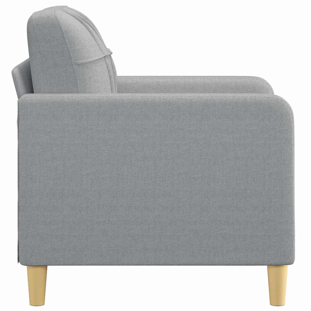 világosszürke szövet kanapéfotel 60 cm