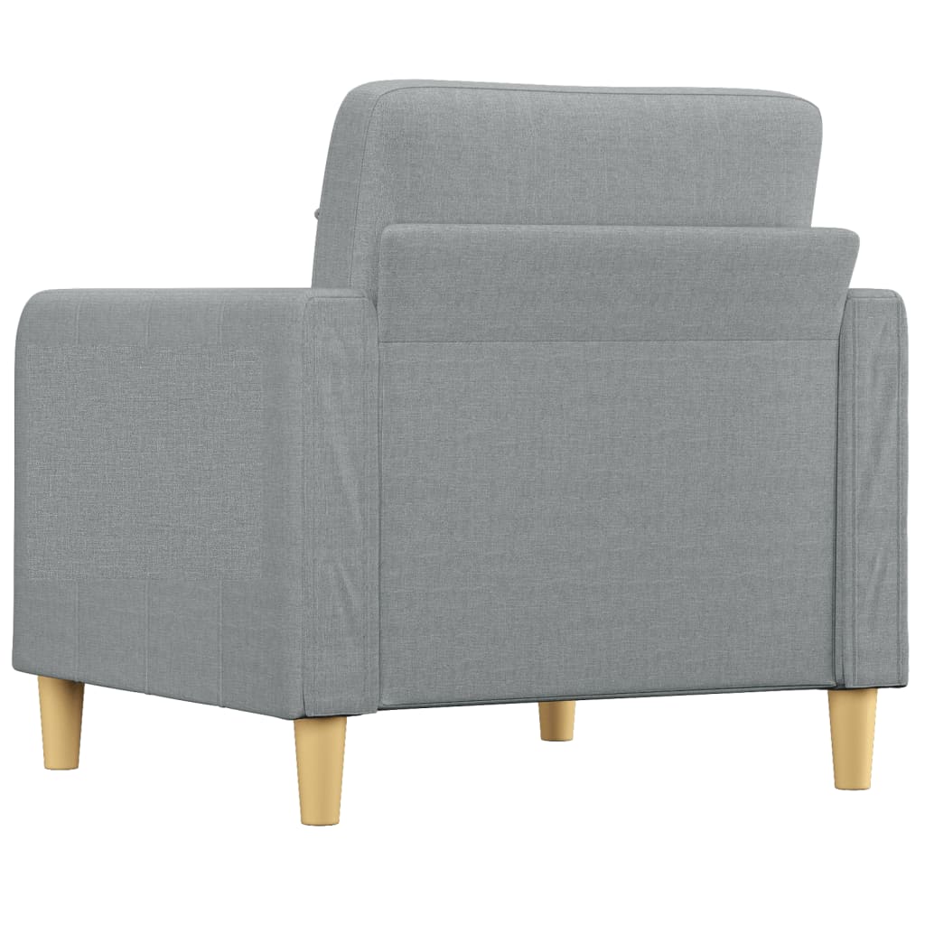 világosszürke szövet kanapéfotel 60 cm