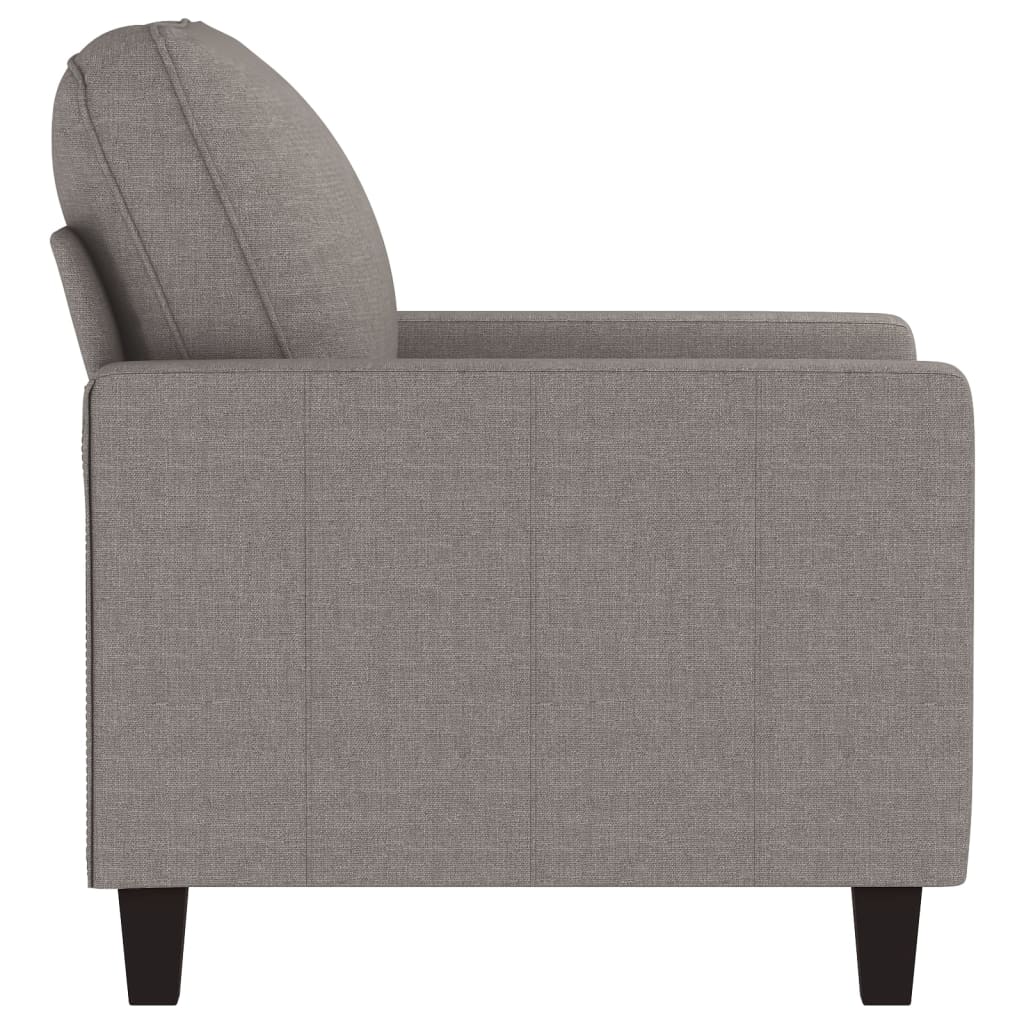 tópszínű szövet kanapéfotel 60 cm