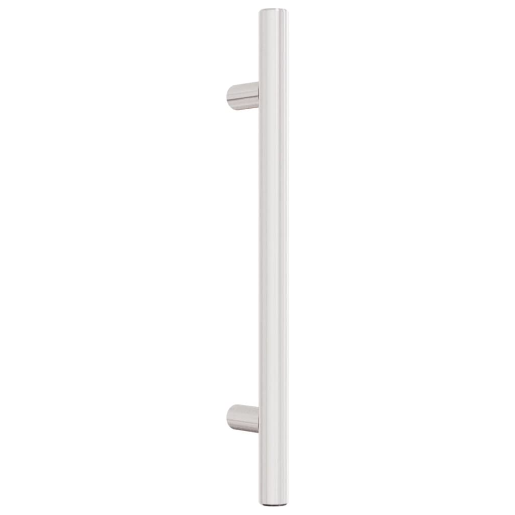 20 db ezüst rozsdamentes acél szekrényfogantyú 128 mm