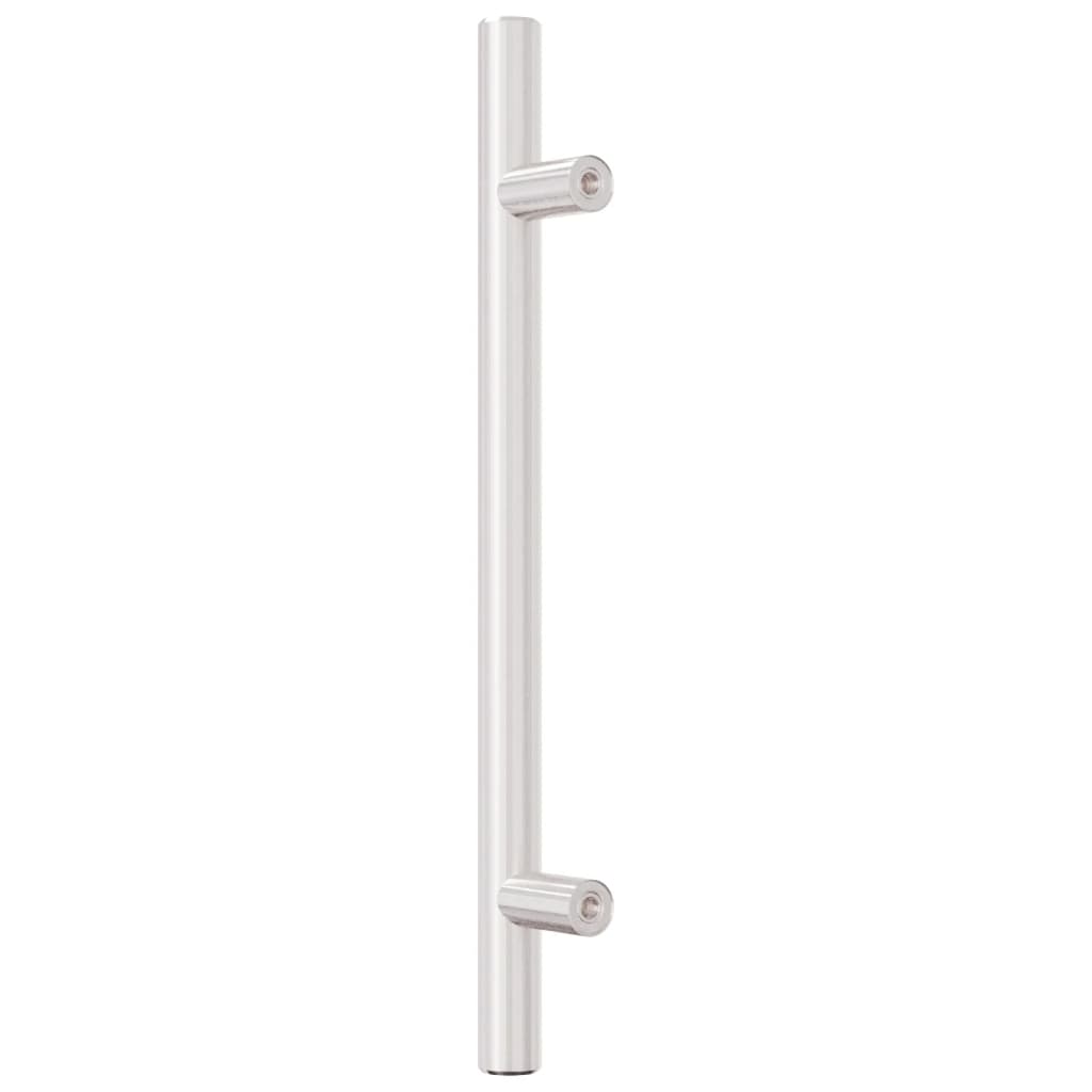 20 db ezüst rozsdamentes acél szekrényfogantyú 128 mm
