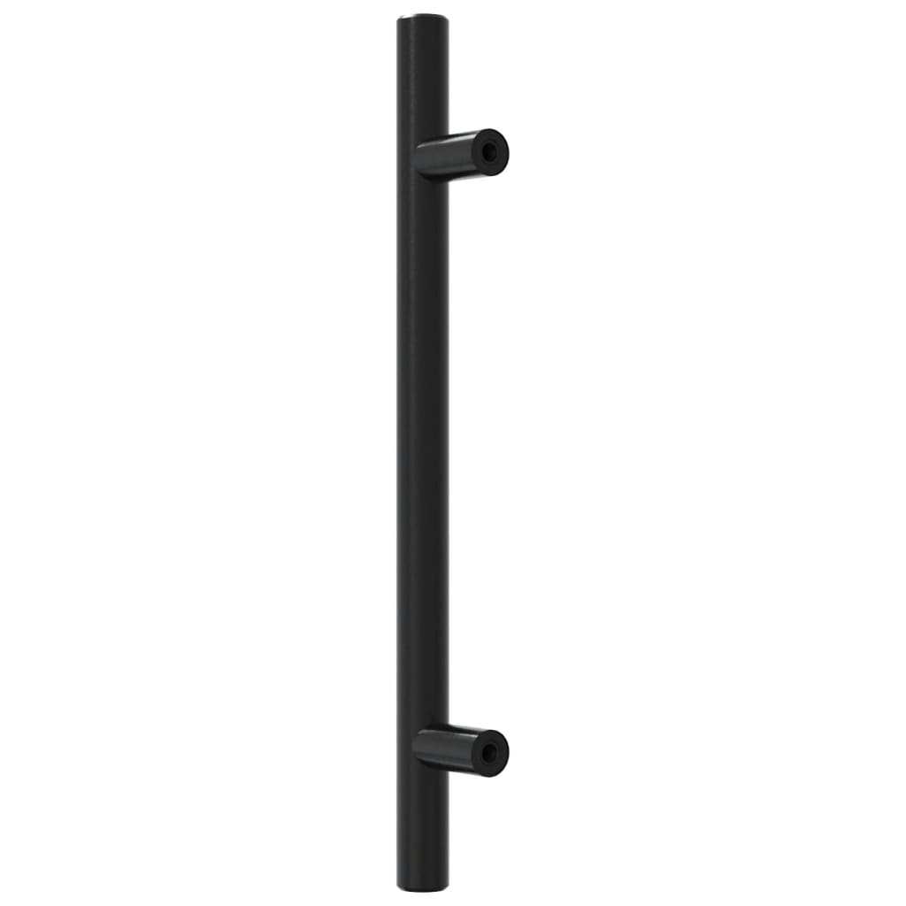 20 db fekete rozsdamentes acél szekrényfogantyú 128 mm