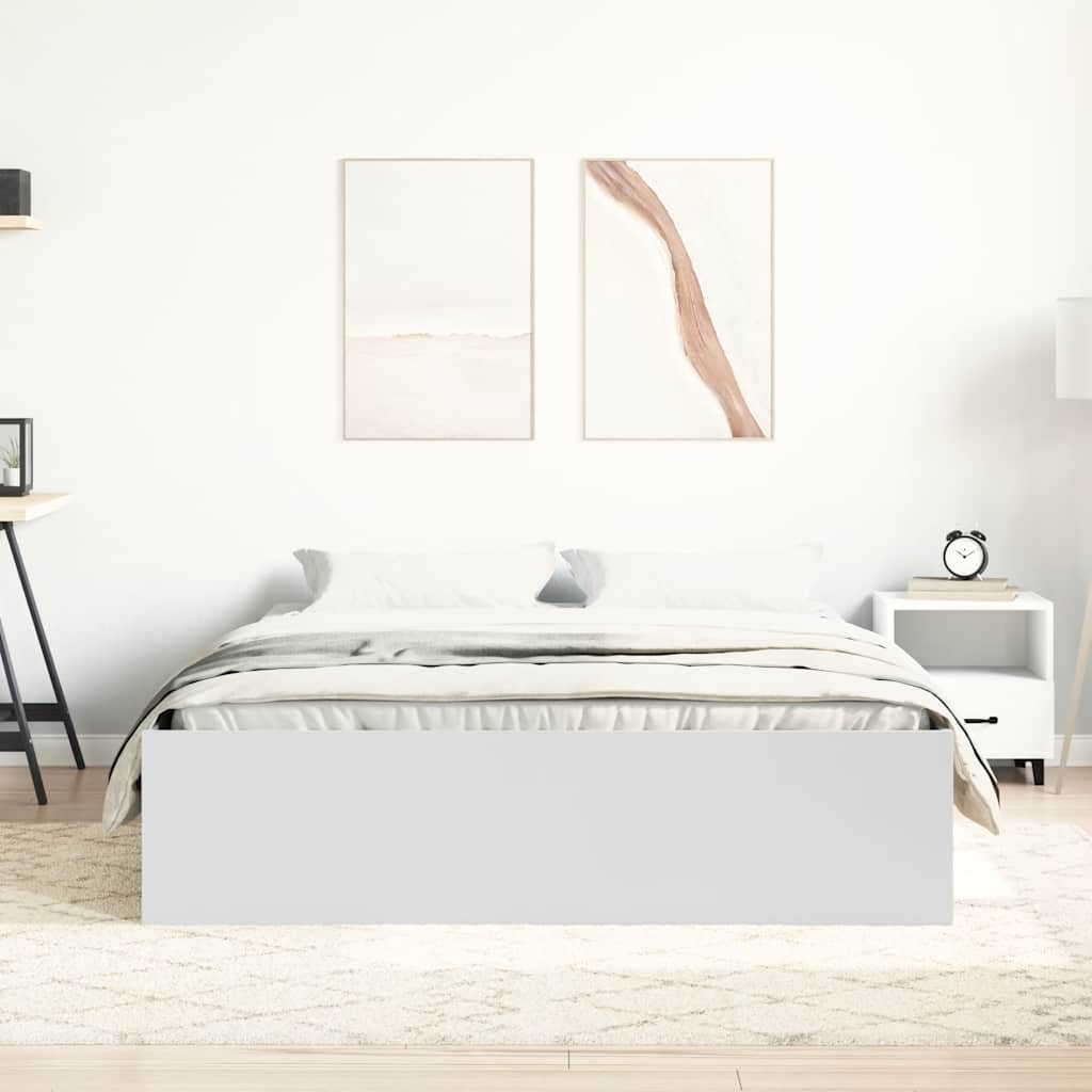 fehér ágykeret 120 x 200 cm