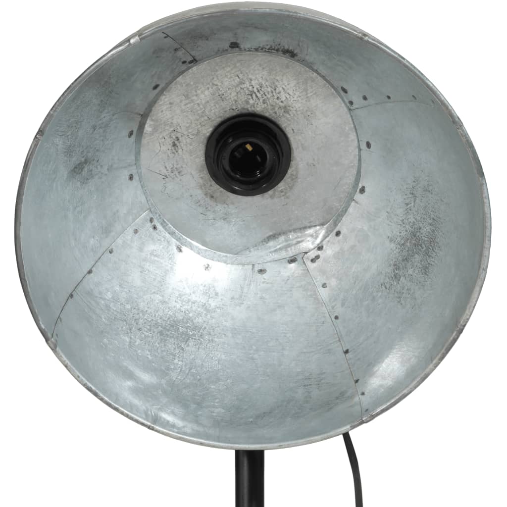 vintage ezüst állólámpa 25 W 61x61x90/150 cm E27