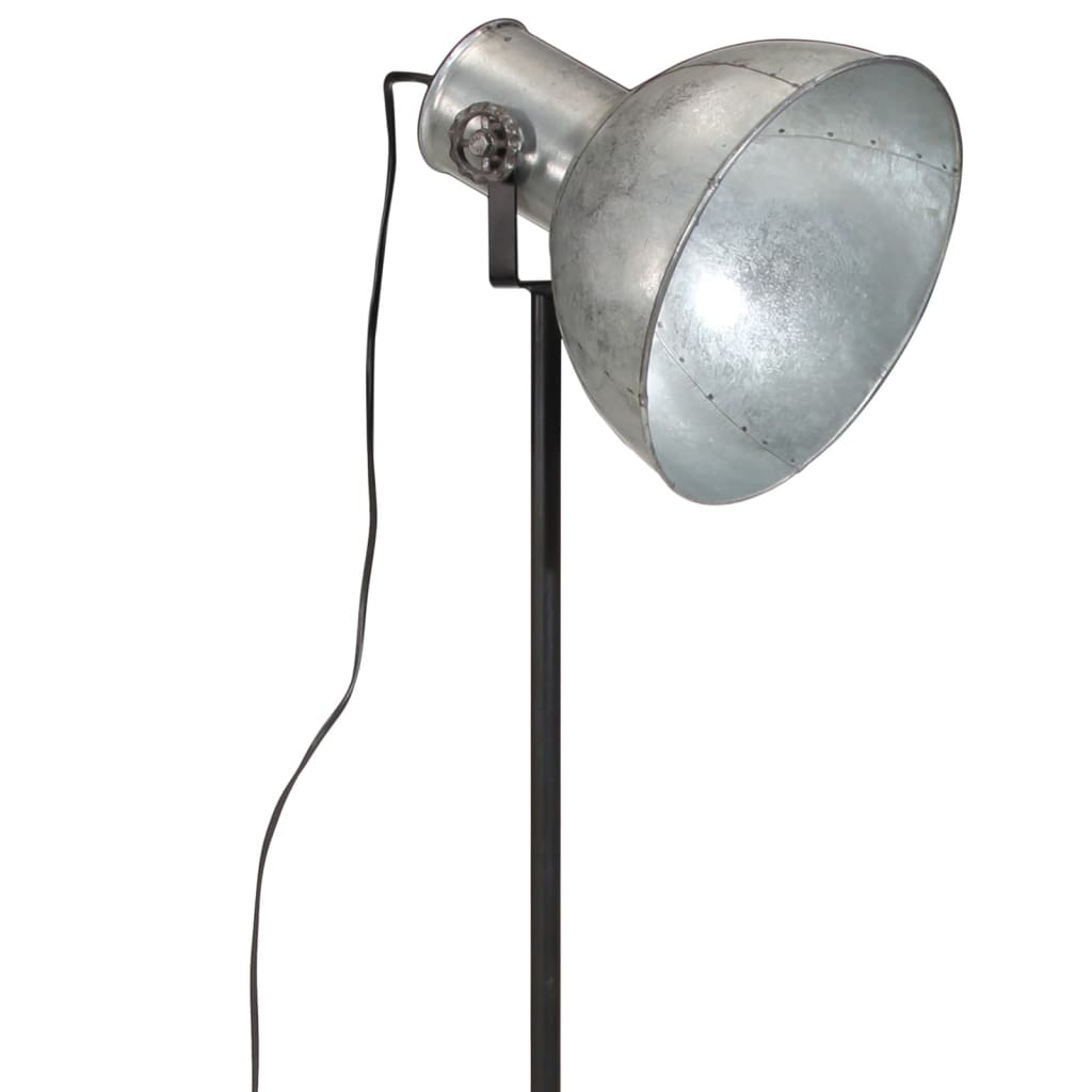 vintage ezüst állólámpa 25 W 61x61x90/150 cm E27