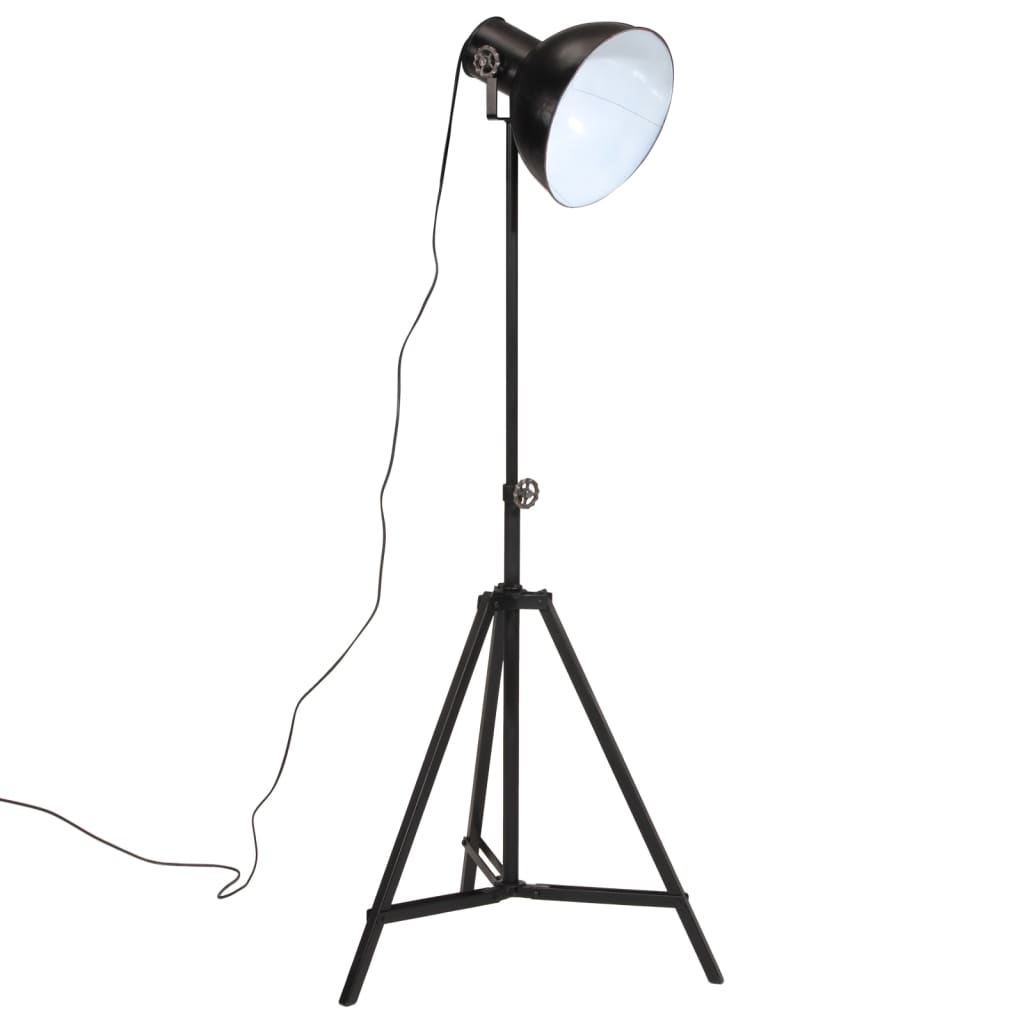 fekete állólámpa 25 W 61x61x90/150 cm E27
