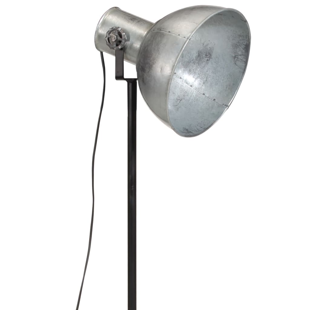 vintage ezüst állólámpa 25 W 75x75x90-150 cm E27