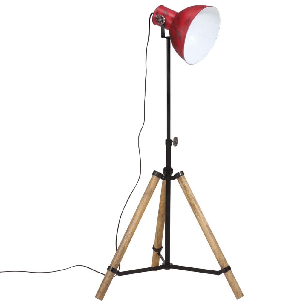 kopott piros fali lámpa 25 W 75x75x90-150 cm E27