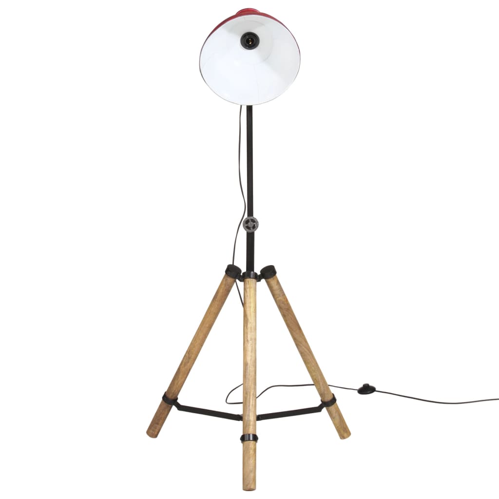 kopott piros fali lámpa 25 W 75x75x90-150 cm E27