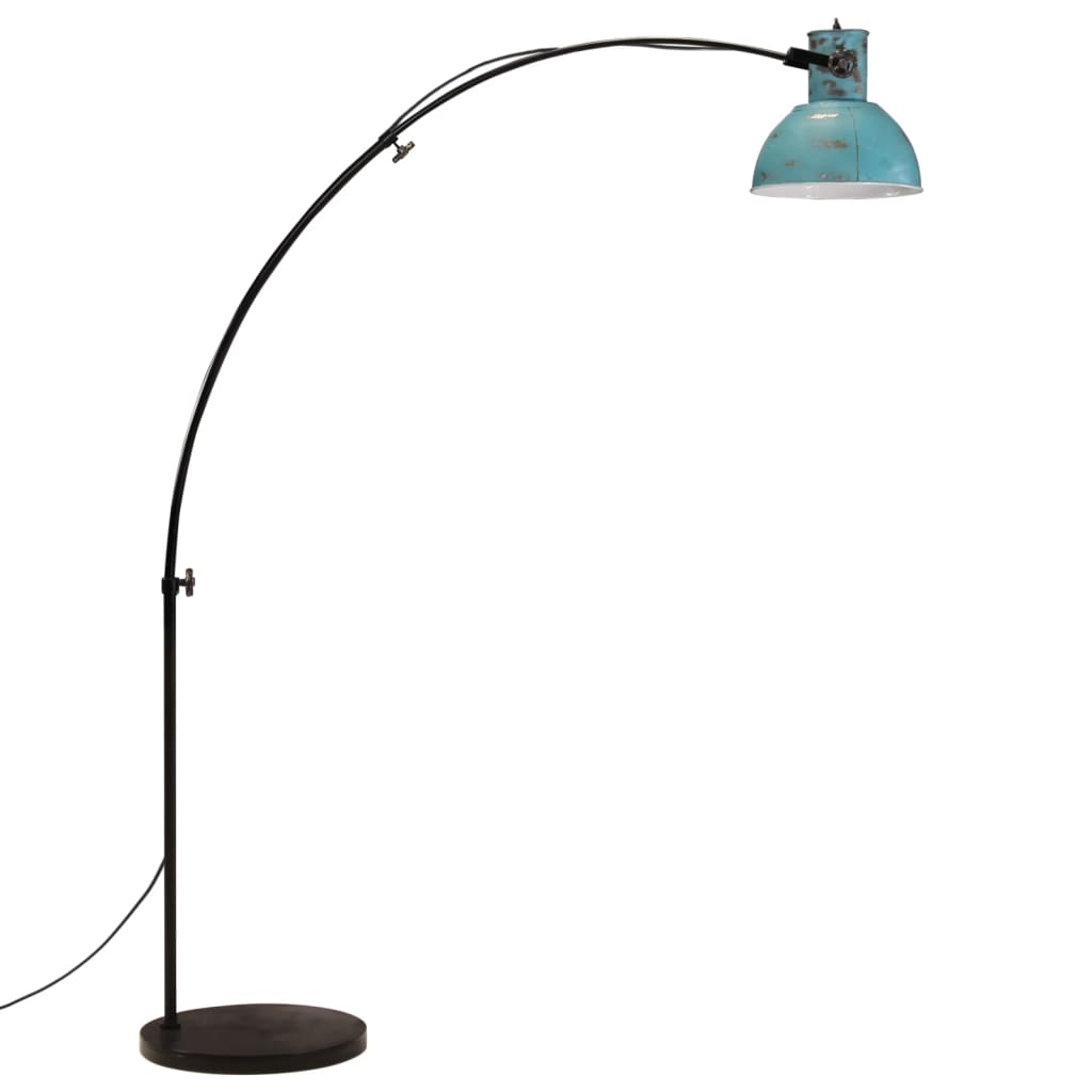 kopott kék állólámpa 25 W 150 cm E27