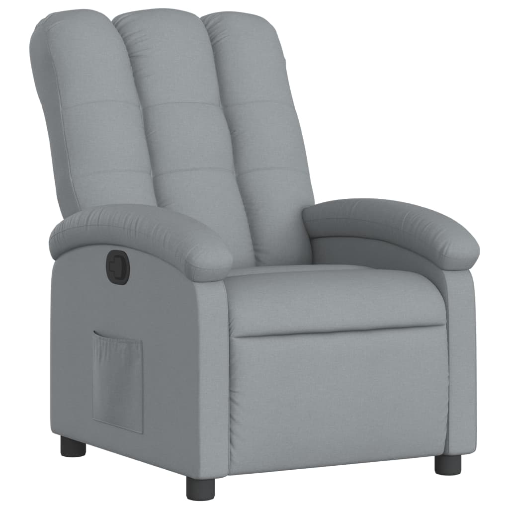 világosszürke szövet relaxfotel