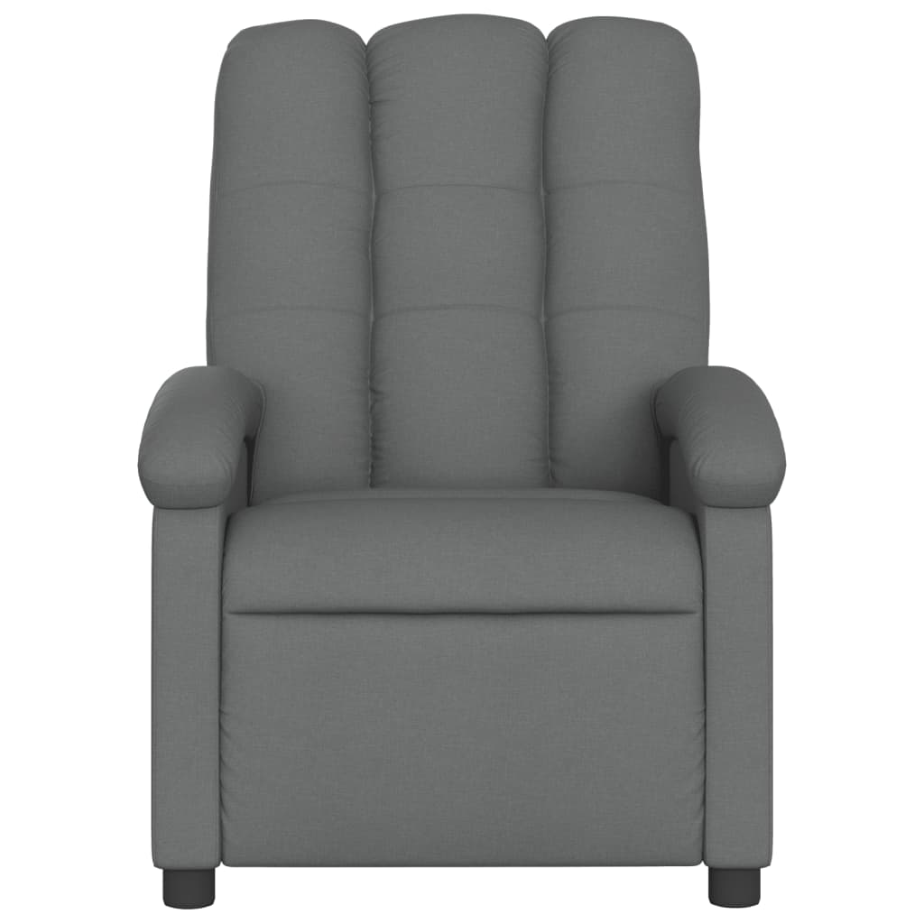 sötétszürke szövet relaxfotel