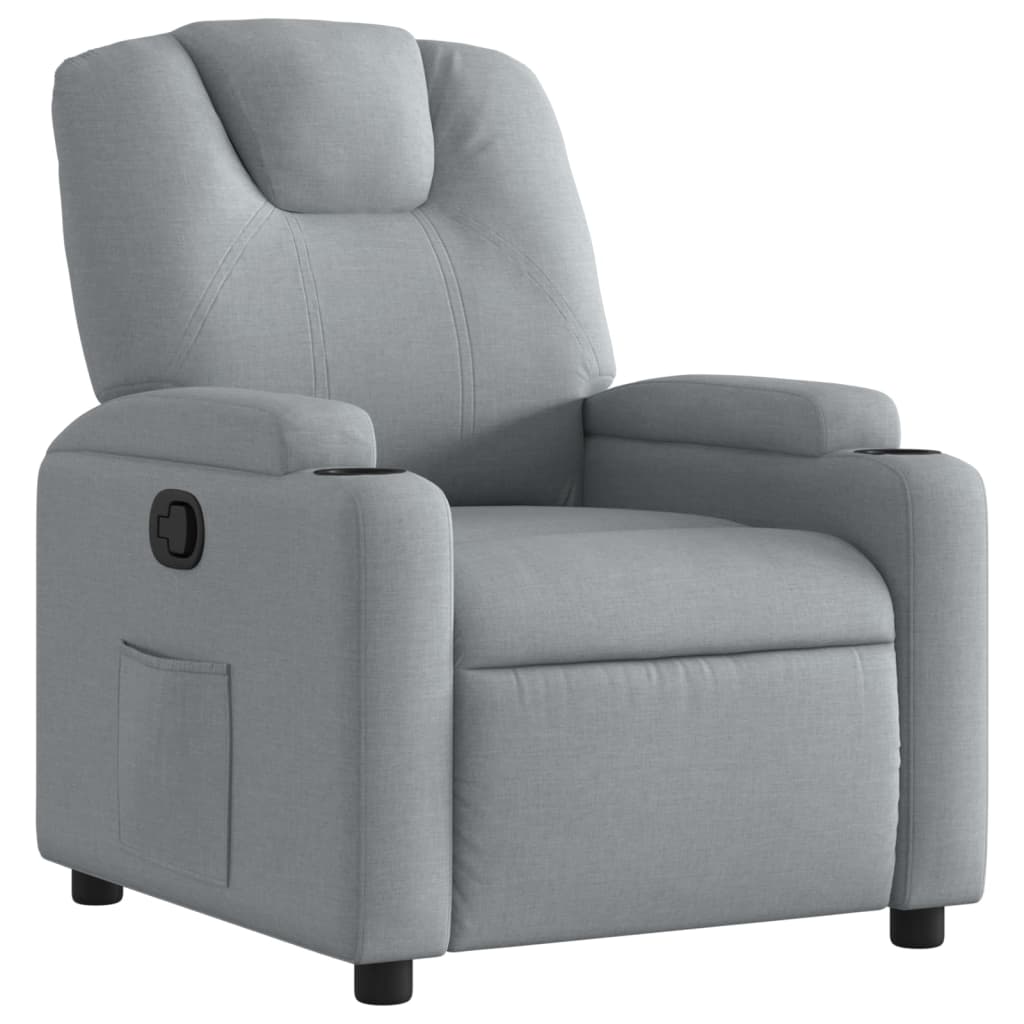 világosszürke szövet relaxfotel
